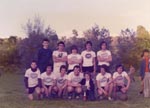 Squadra di calciatori anni settanta