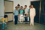 Foto ricordo organizzatori torneo di calcetto
