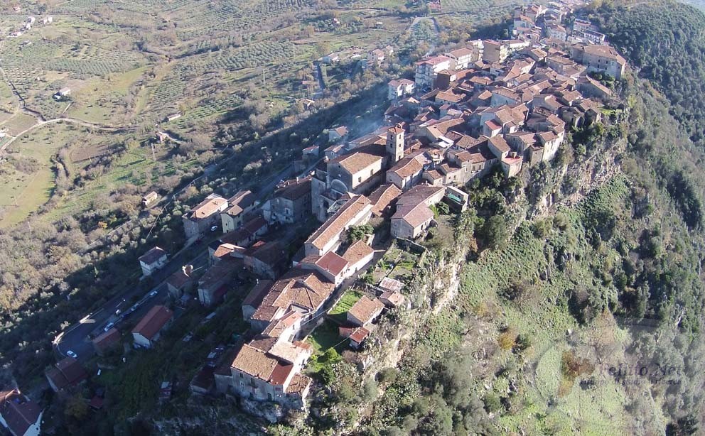 il centro storico visto dal cielo