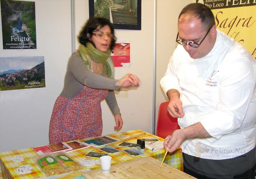 Lo chef Lombardo alle prese coi fusilli