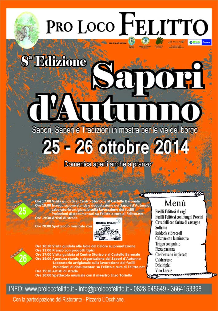 manifesto sapori d'autunno 2014