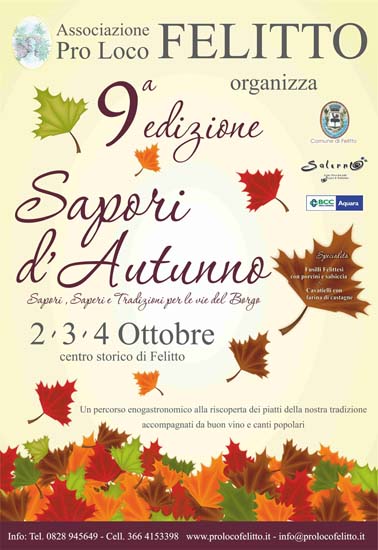 manifesto sapori d'Autunno 2015