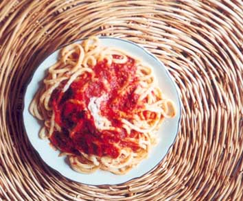 il piatto di fusilli ... mangiato a piene mani!