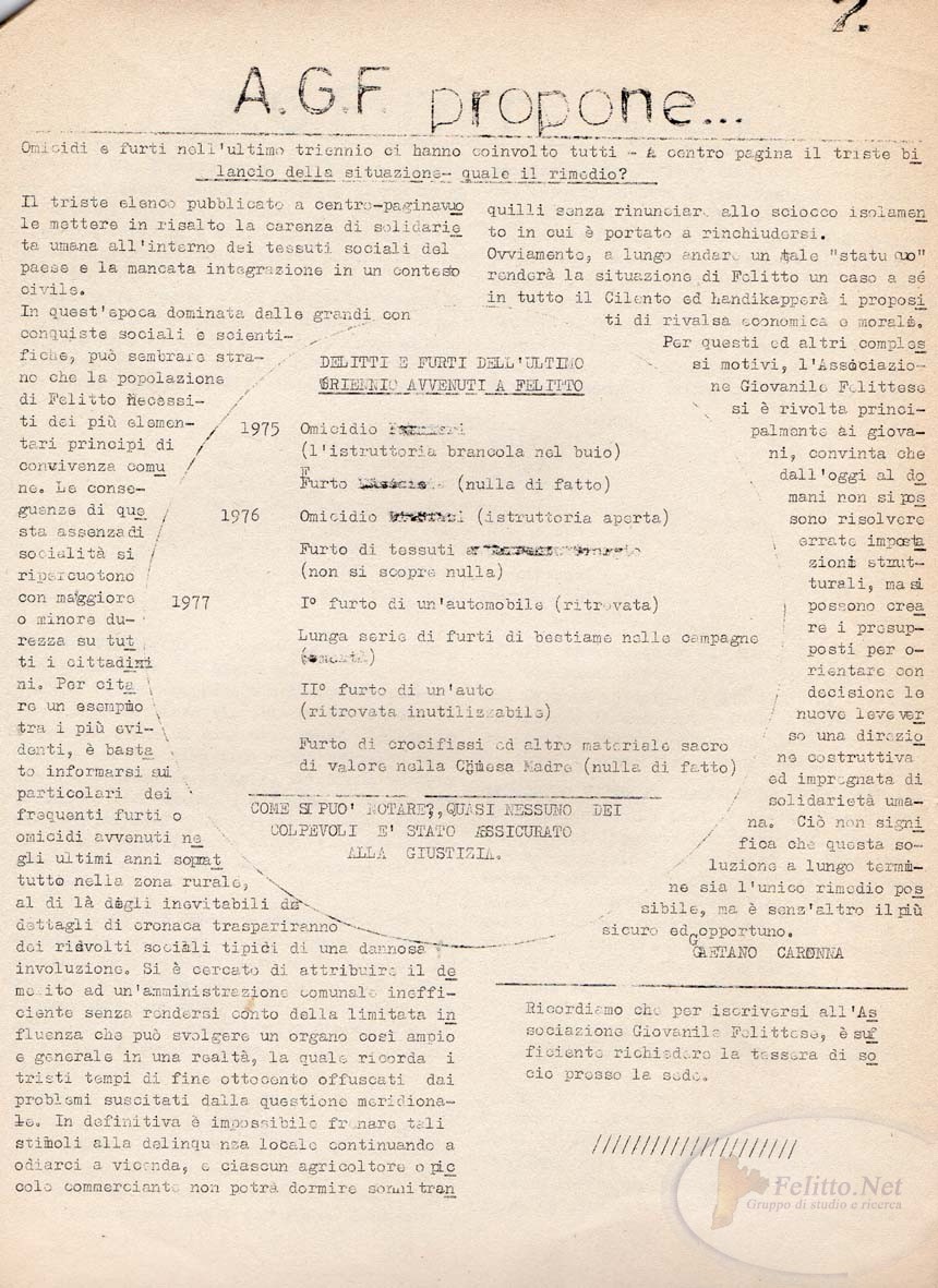 Spazio Giovane - n.1 - pag. 1