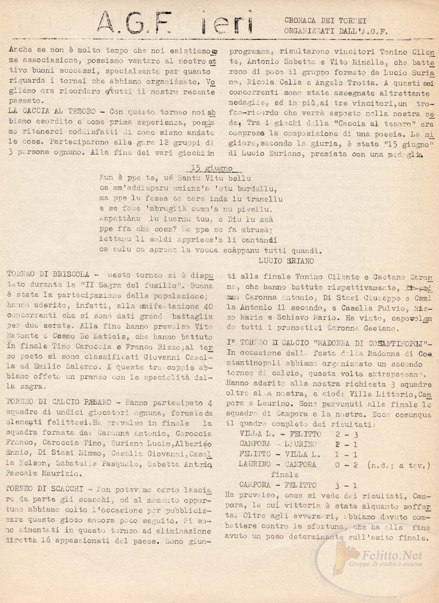 Spazio Giovane - n.1 - pag. 1