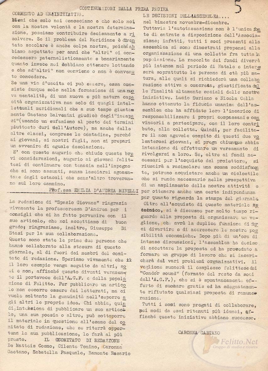 Spazio Giovane - n.2 - pag. 1