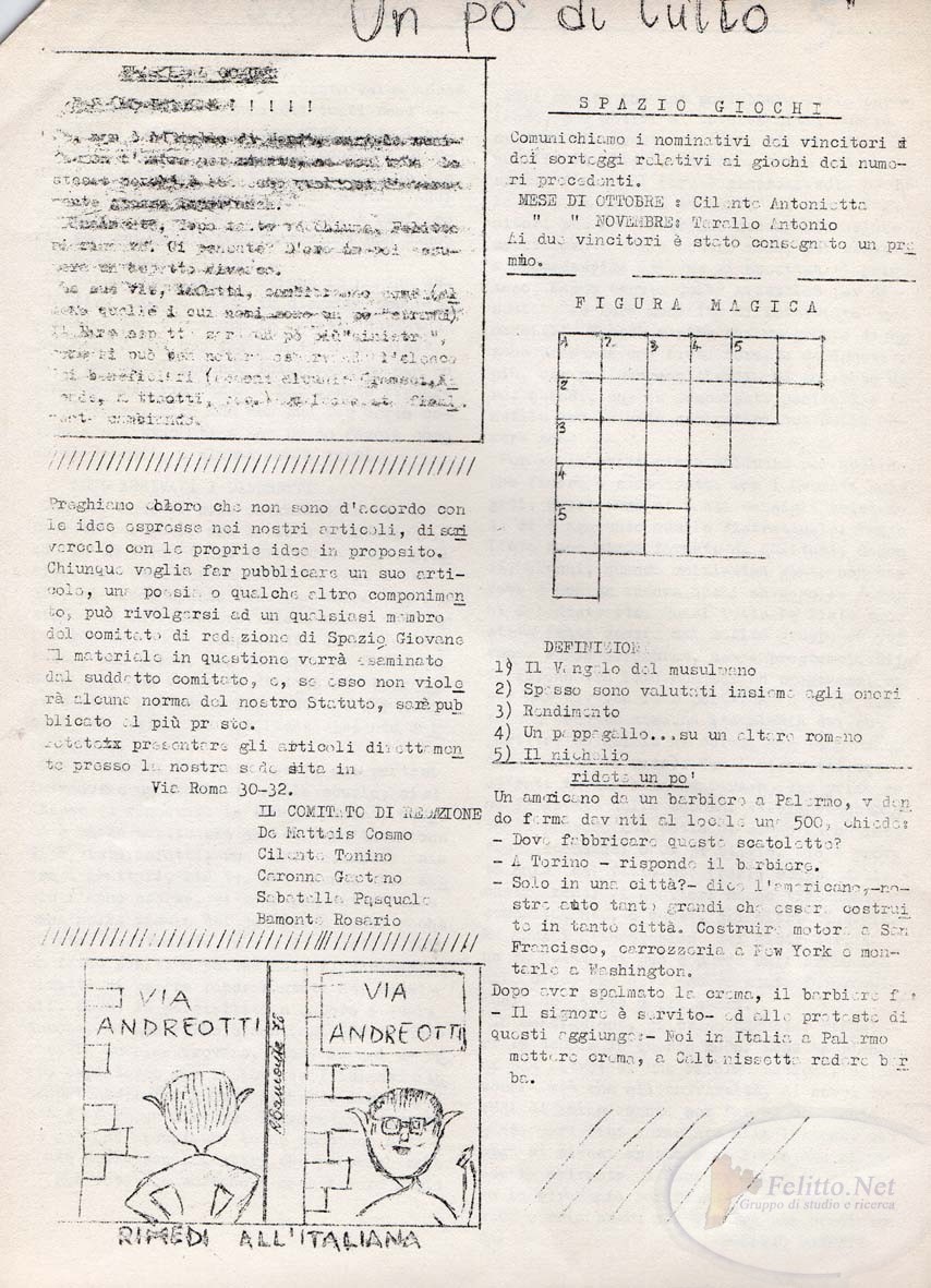 Spazio Giovane - n.4 - pag. 1